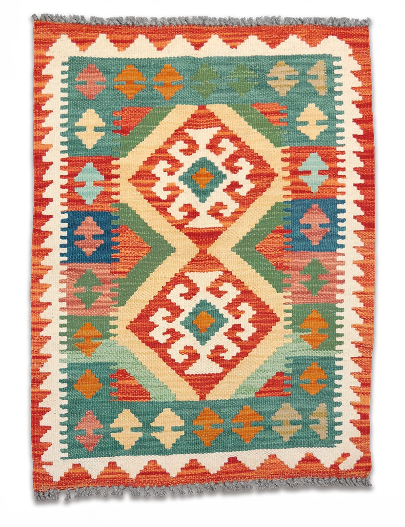 Kilim szövött szőnyeg 78 x 59 cm - SPM-30-1664-kezi-szovesu-pakisztani-kilim-szonyeg-a