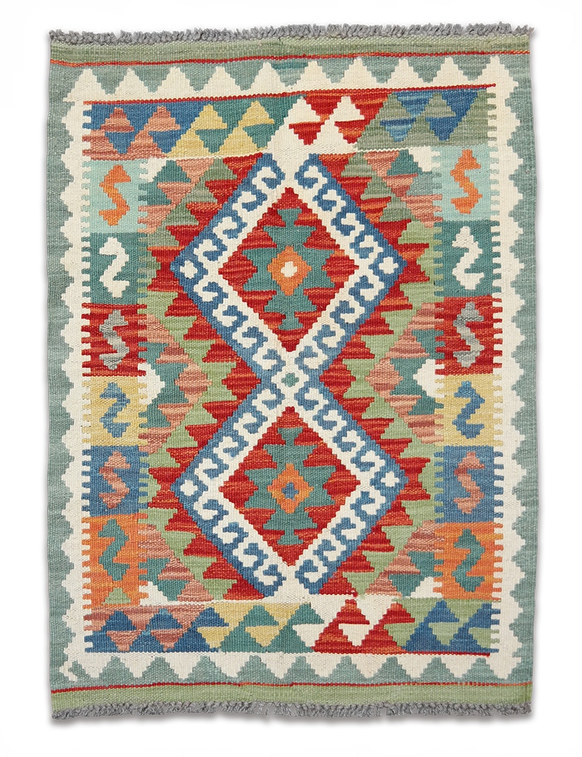 Kilim szövött szőnyeg 84 x 64 cm - SPM-30-1667-kezi-szovesu-pakisztani-kilim-szonyeg-a