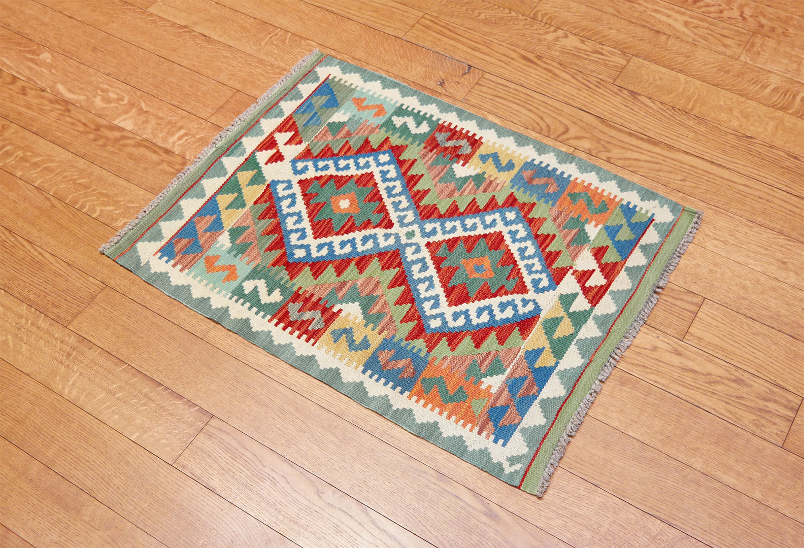 Kilim szövött szőnyeg 84 x 64 cm - SPM-30-1667-kezi-szovesu-pakisztani-kilim-szonyeg-b