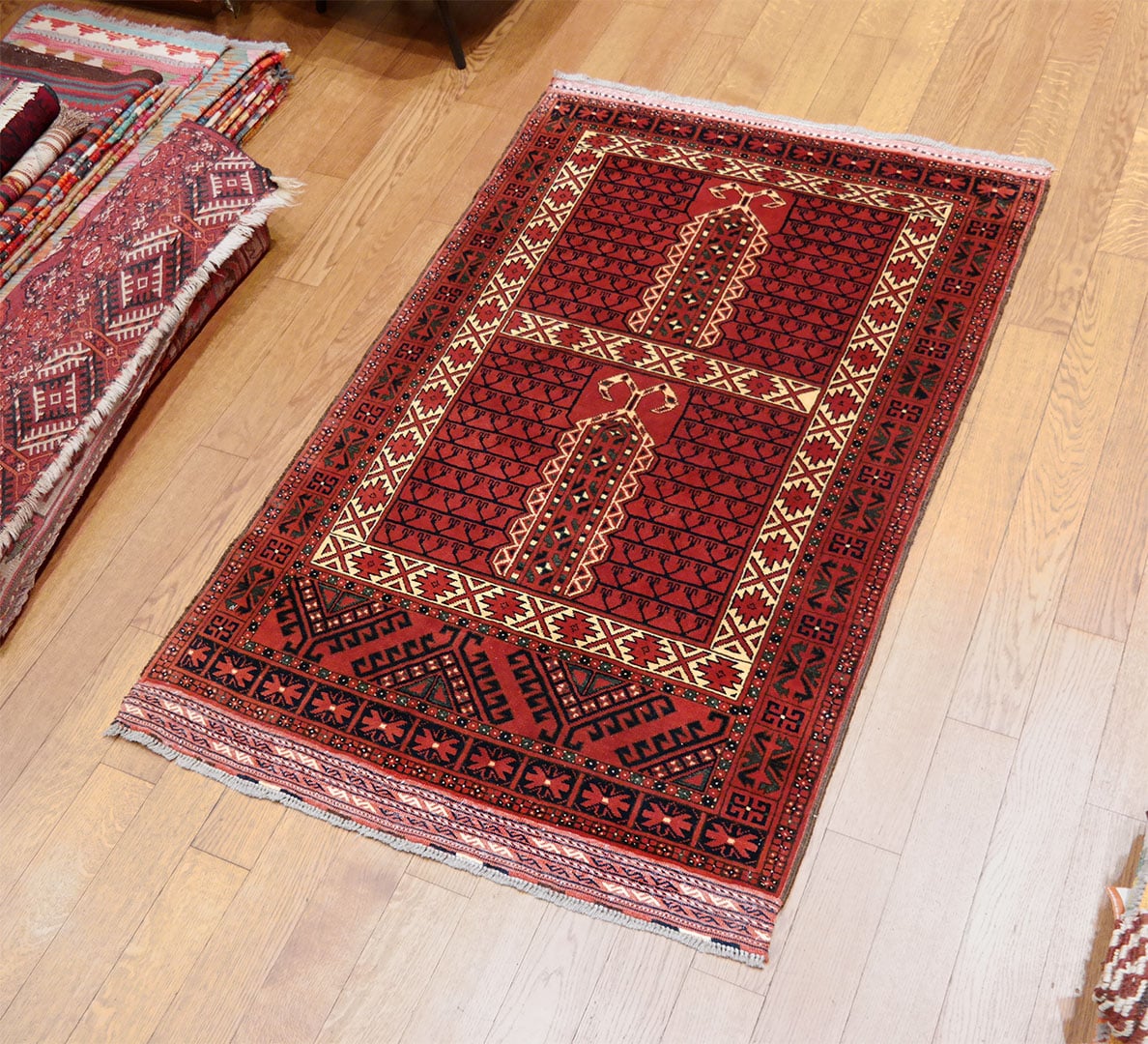 KArgai afgán szőnyeg 164 x 100 cm - KR2115-kargai-kezi-csomozasu-gyapju-szonyeg-afganisztanbol-j