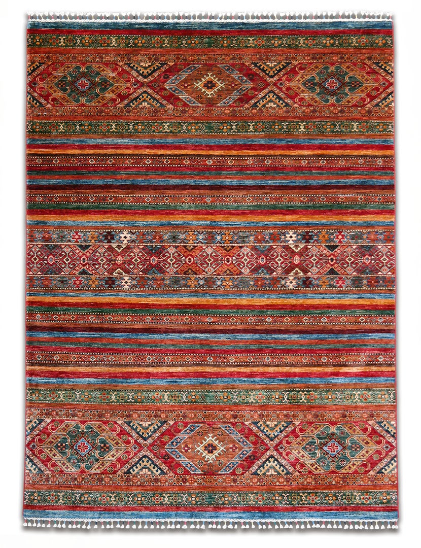 Khorjin szőnyeg 241 x 174 cm - SP130-090-khorjin-kezi-csomozasu-gyapju-szonyeg-pakisztanbol-a