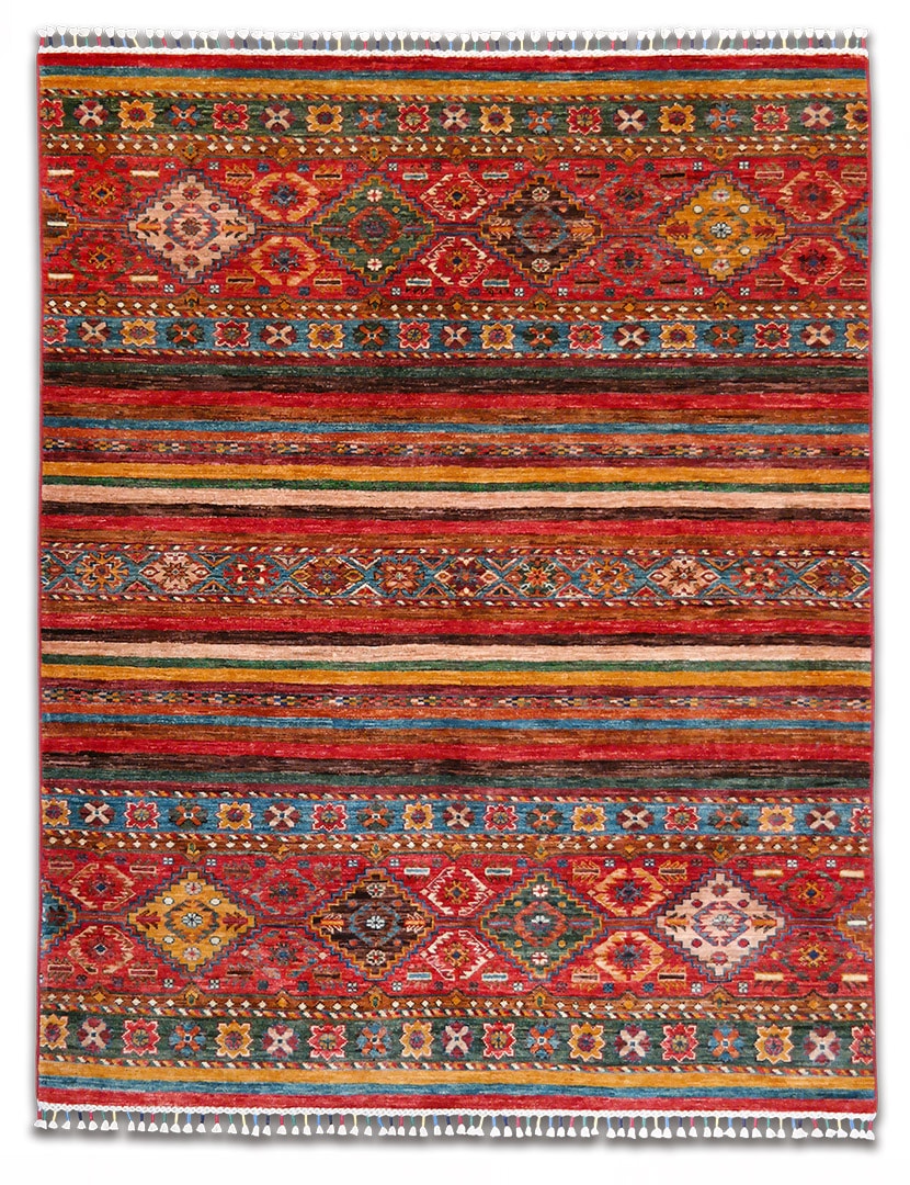 Khorjin szőnyeg 200 x 155 cm - SP130-097-khorjin-kezi-csomozasu-gyapju-szonyeg-pakisztanbol-a