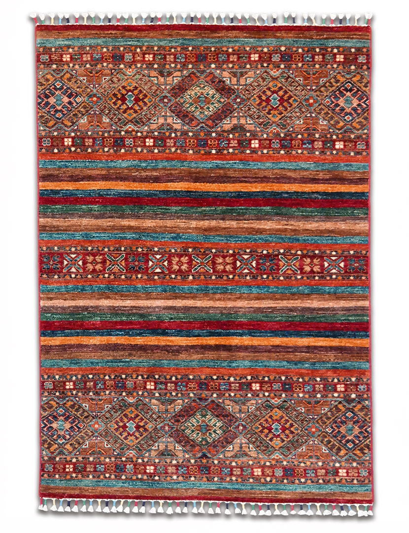 Khorjin szőnyeg 156 x 103 cm - SP130-103-khorjin-kezi-csomozasu-gyapju-szonyeg-pakisztanbol-a