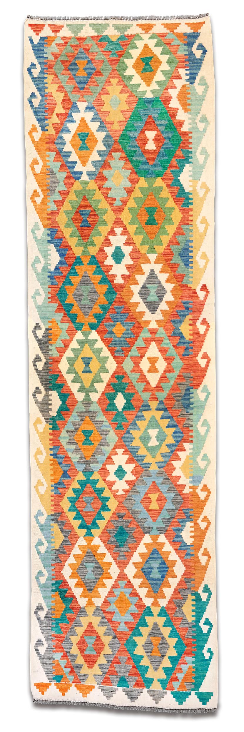 Kelim szövött szőnyeg 300 x 83 cm - SPM30-1442-kezi-szovesu-kelim-gyapju-futoszonyeg-Pakisztanbol-aa