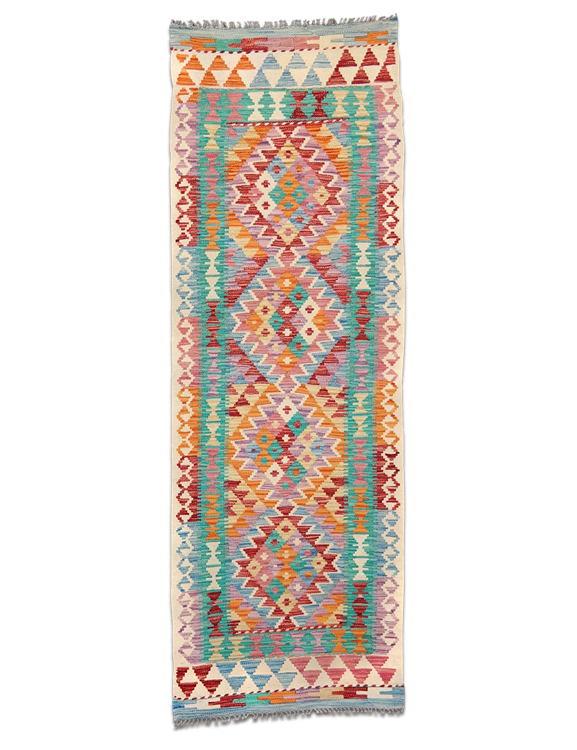 Kilim szövött futószőnyeg 228 x 77 cm - SPM30-1566-kezi-szovesu-kelim-gyapju-futoszonyeg-Pakisztanbol-a
