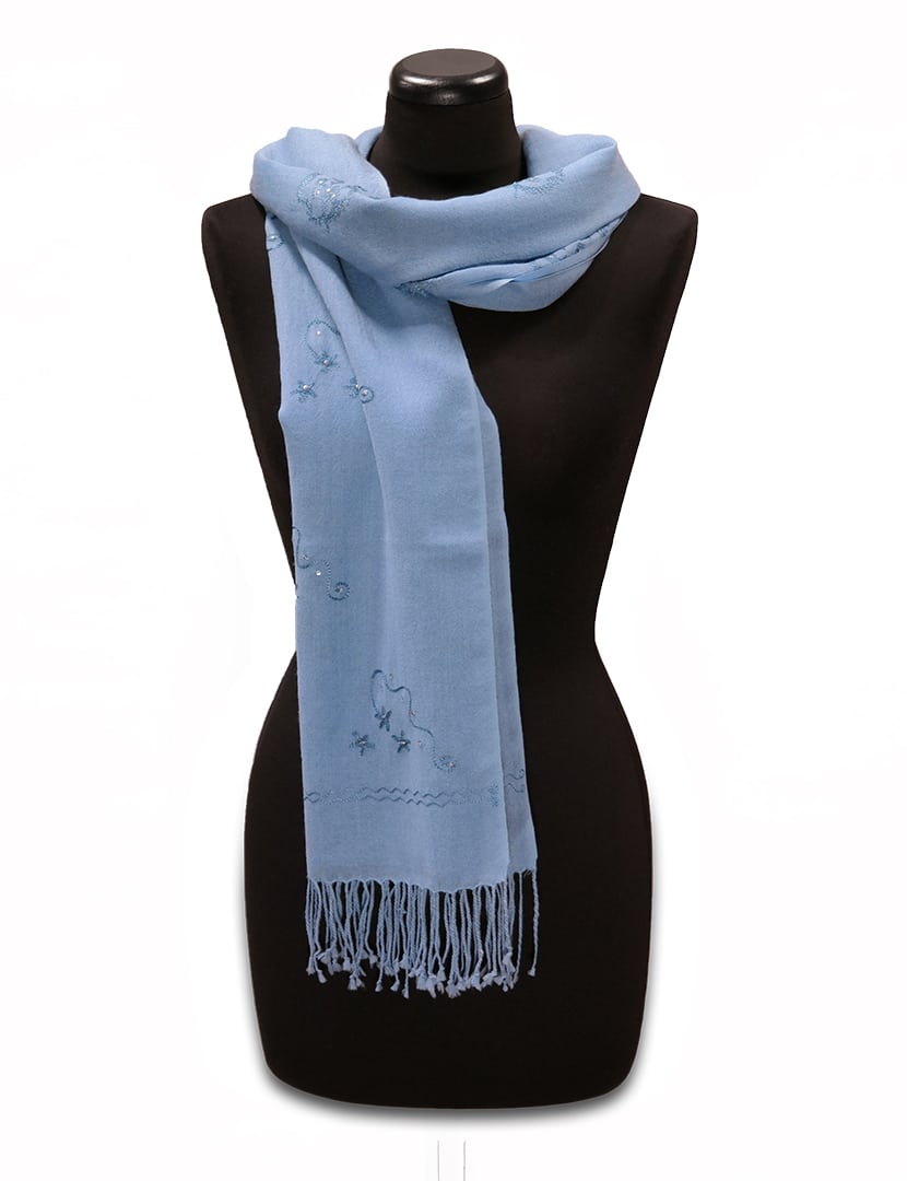 Kék gyapjú stóla - SE12-K-noi-gyapju-sal-indiabol-b