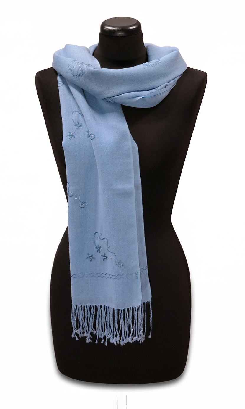 Kék gyapjú stóla - SE12-K-noi-gyapju-sal-indiabol-bb