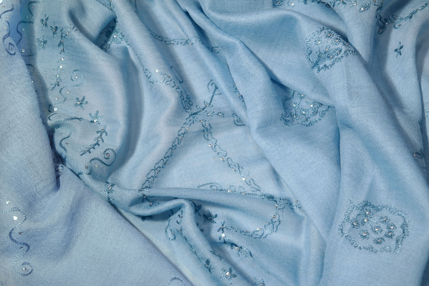 Kék gyapjú stóla - SE12-K-noi-gyapju-sal-indiabol-d