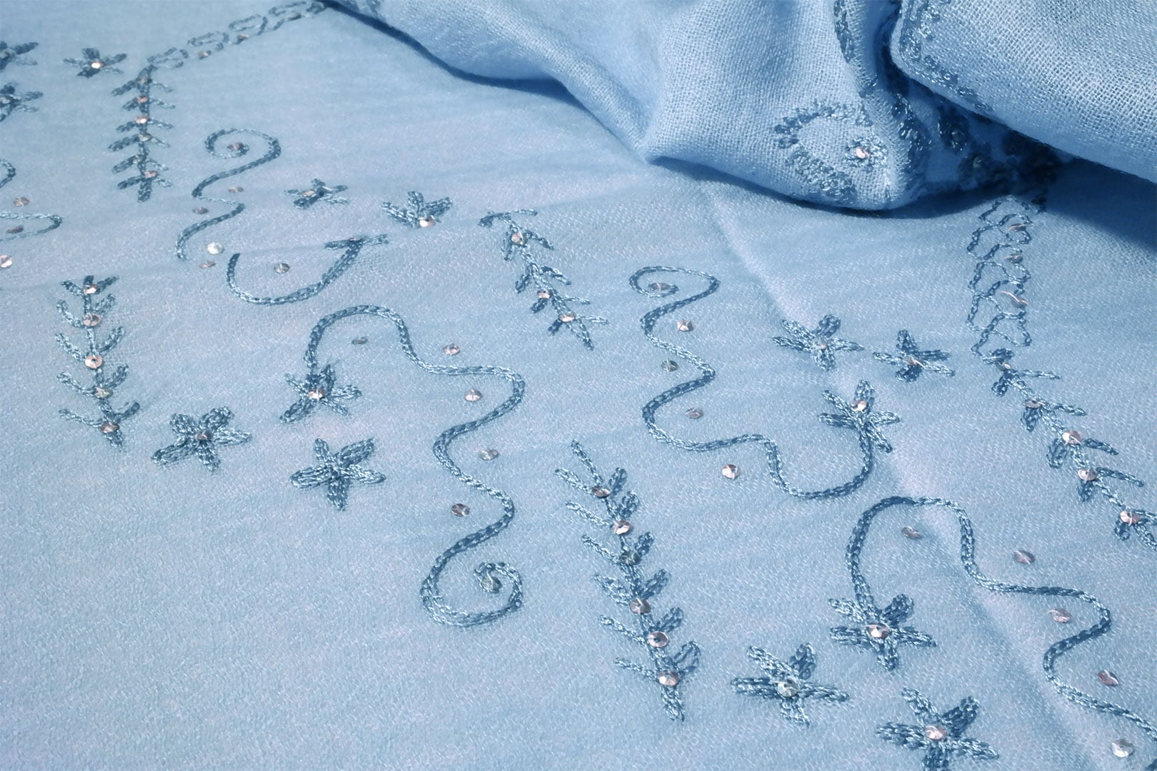 Kék gyapjú stóla - SE12-K-noi-gyapju-sal-indiabol-e