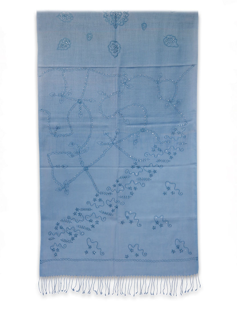 Kék gyapjú stóla - SE12-K-noi-gyapju-sal-indiabol-g