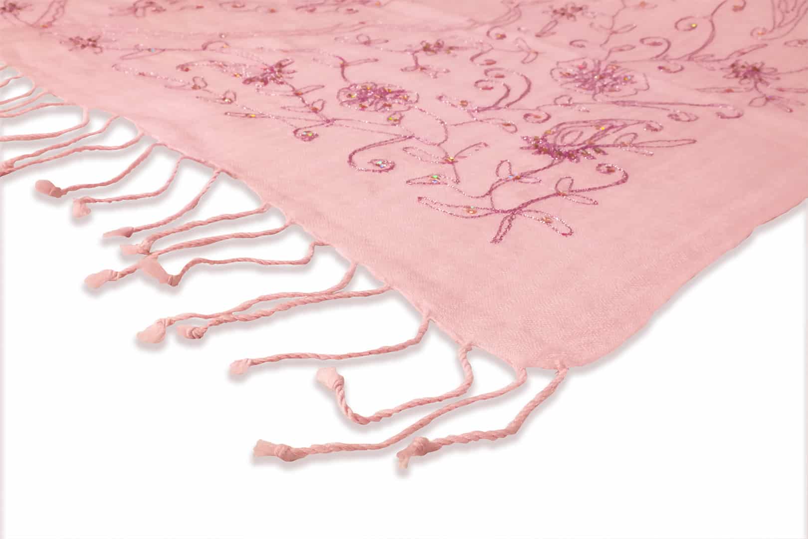 Hímzett halvány rózsaszín gyapjú sál - SHE125-R7-himzett-noi-gyapju-sal-indiabol-c