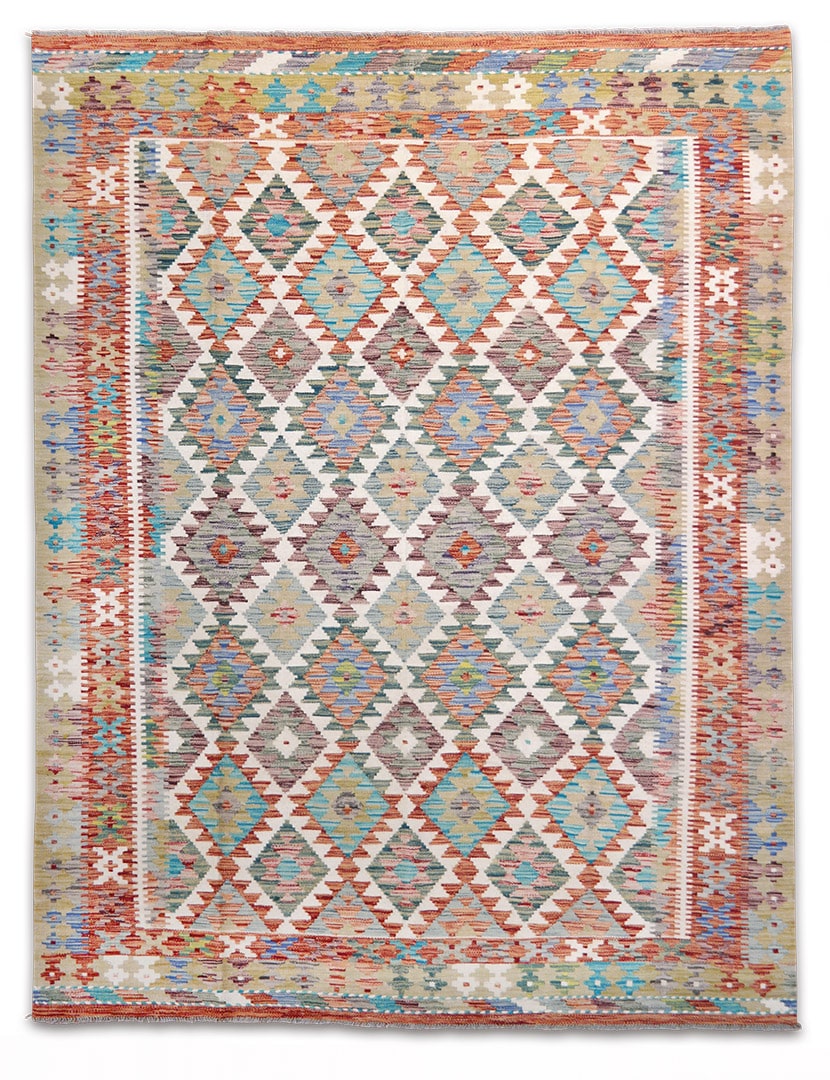 Kilim szövött szőnyeg 239 x 183 cm - SPM30-1838-kezi-szovesu-gyapju-kelim-szonyeg-pakisztanbol-a