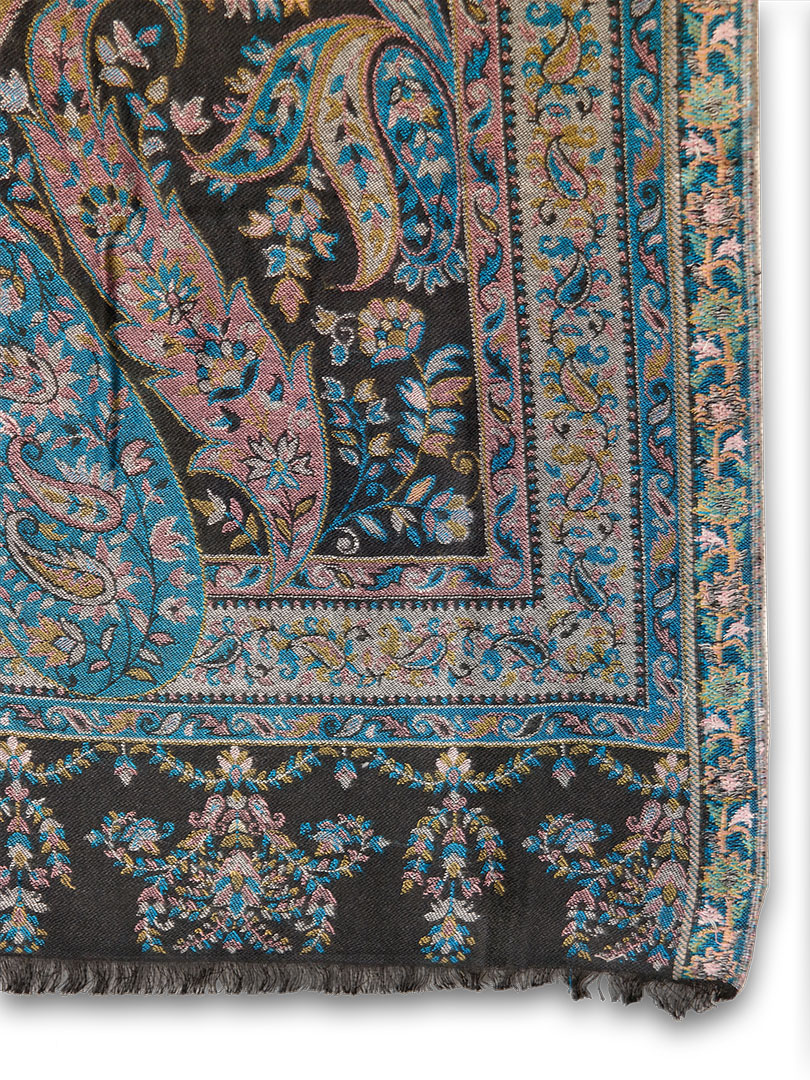 Türkizkék modál selyem stóla - TMK96-FTK-modal-selyemsal-indiabol-f Türkizkék modál selyem stóla - TMK96-FTK-modal-selyemsal-indiabol-f