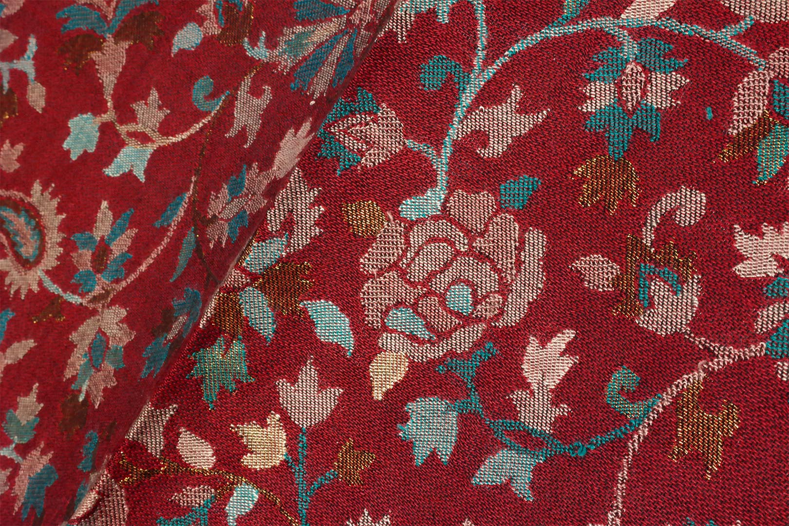 Piros modál selyem stóla - TMK96-SP-noi-modal-selyem-sal-indiabol-f