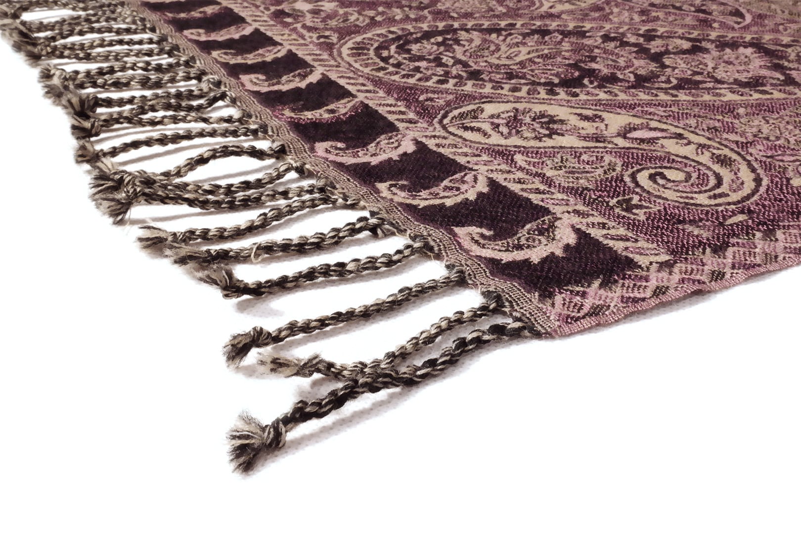 Női lila gyapjú stóla - TWJ78-L1-keskeny-noi-gyapju-sal-indiabol-b