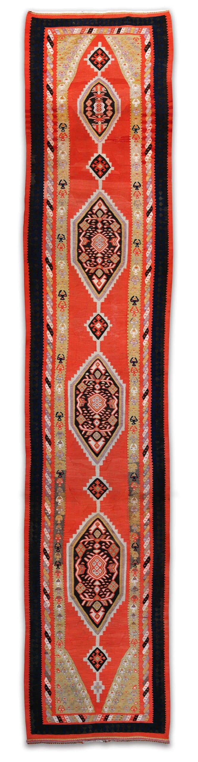 Bidjar kilim szőnyeg 542 x 110 cm - AAB108-kezi-szovesu-bidjar-kelim-futo-szonyeg-iranbol-1aa