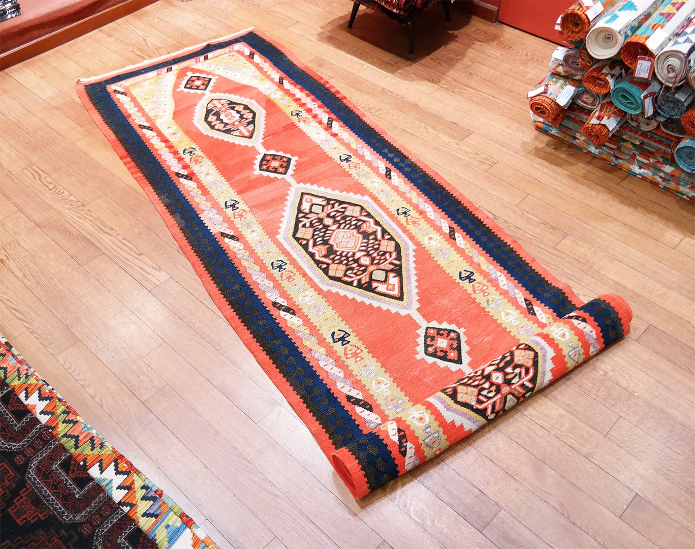 SAMSUNG CSC Bidjar kilim szőnyeg 542 x 110 cm - AAB108-kezi-szovesu-bidjar-kelim-futo-szonyeg-iranbol-j