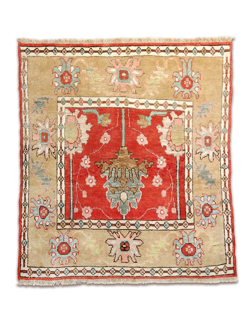 Ushak török szőnyeg 220 x 200 cm - AAB-105-kezi-csomozasu-ushak-gyapju-szonyeg-torokorszagbol-a