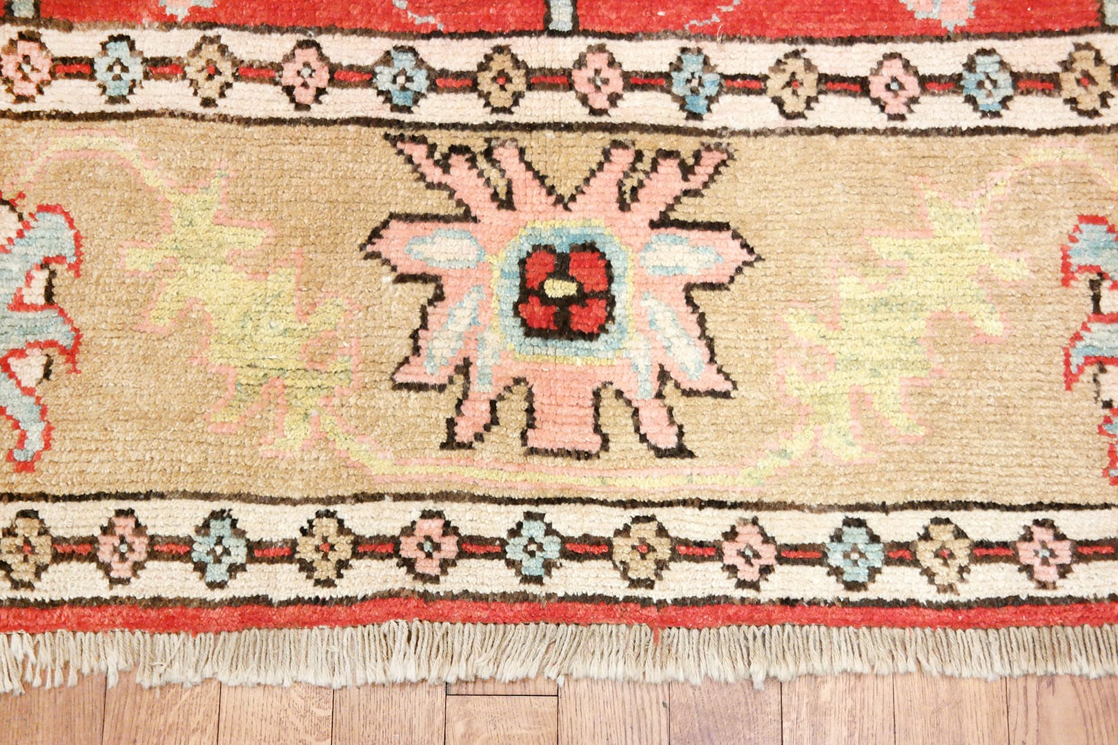 SAMSUNG CSC Ushak török szőnyeg 220 x 200 cm - AAB-105-kezi-csomozasu-ushak-gyapju-szonyeg-torokorszagbol-g