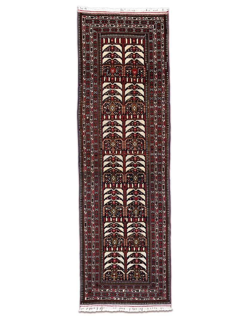 Finom Afgán futószőnyeg 295 x 90 cm - KR2393-finom-csomozasu-gyapju-futoszonyeg-afganisztanbol-a