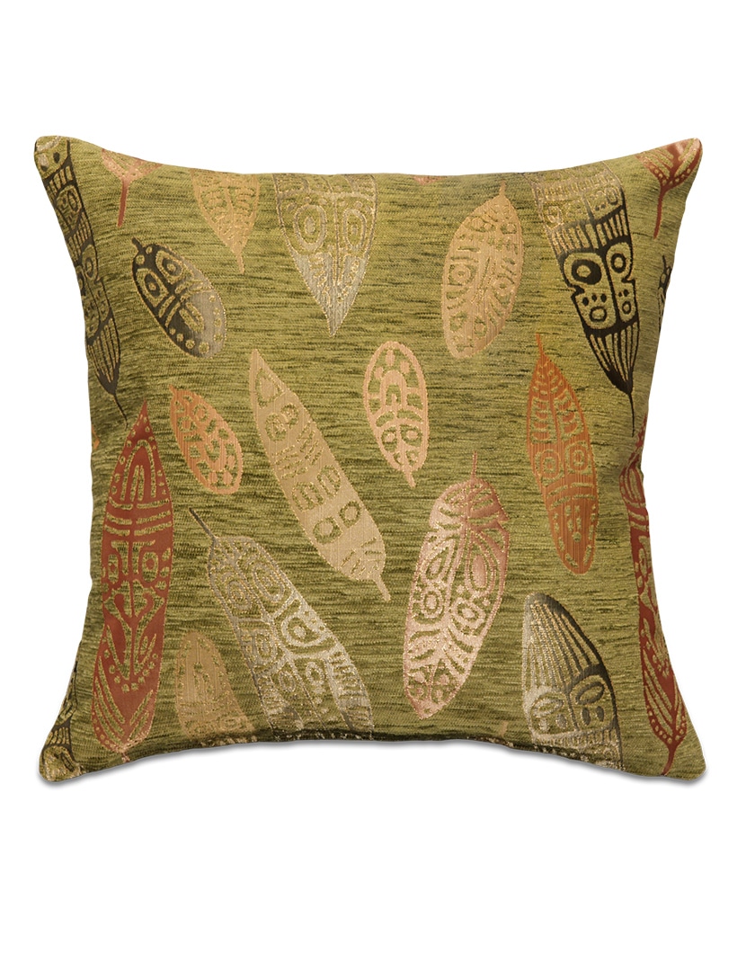 Toll mintás zöld díszpárna - pk-6017-B-ottoman-diszparna-huzat-torokorszagbol-a