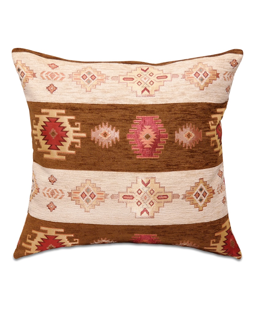 Barna csíkos díszpárna - pk-6027-B-ottoman-diszparna-huzat-torokorszagbol-a