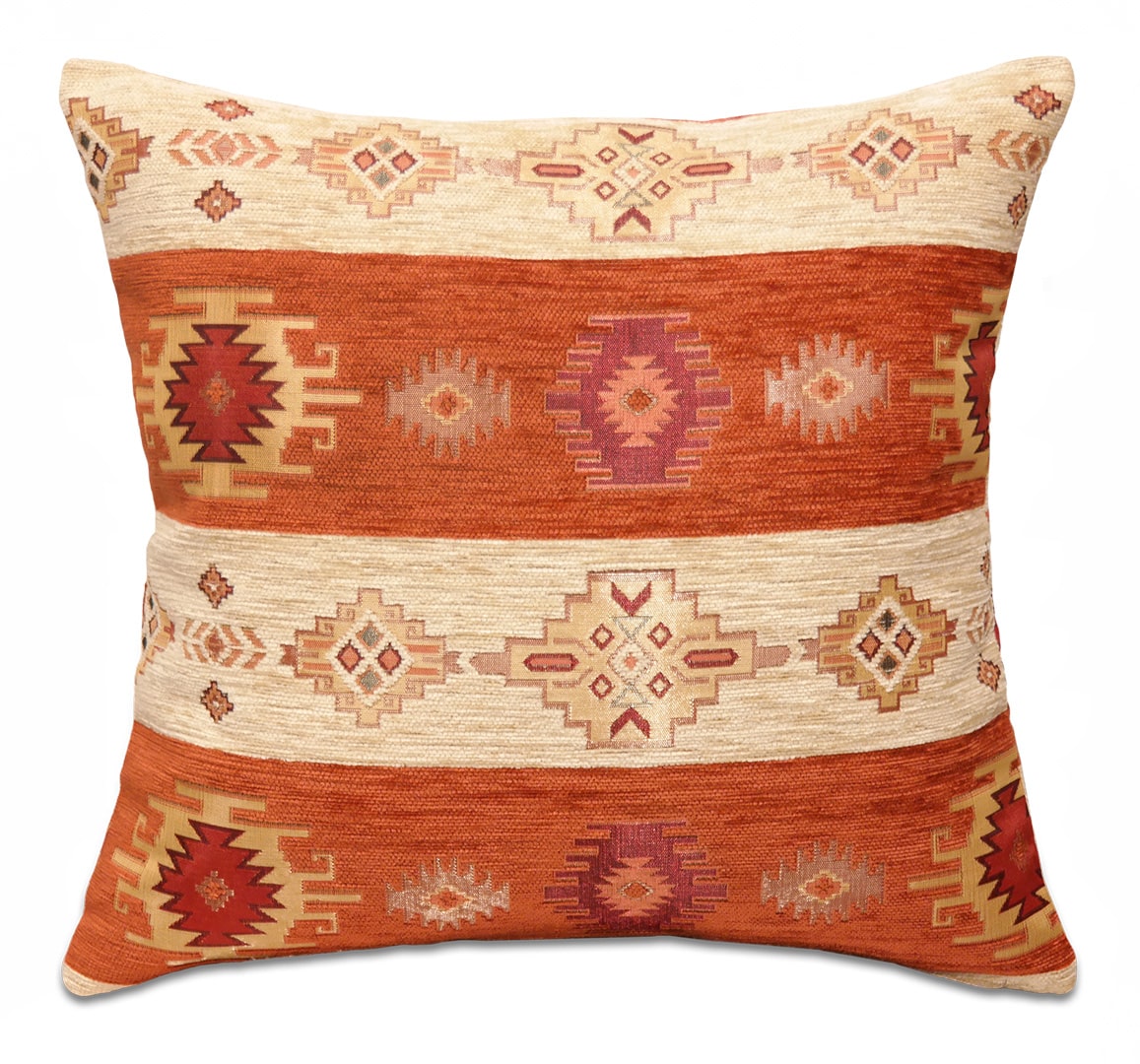 Terrakotta csíkos díszpárna - pk-6029-B-ottoman-diszparna-huzat-torokorszagbol-aa