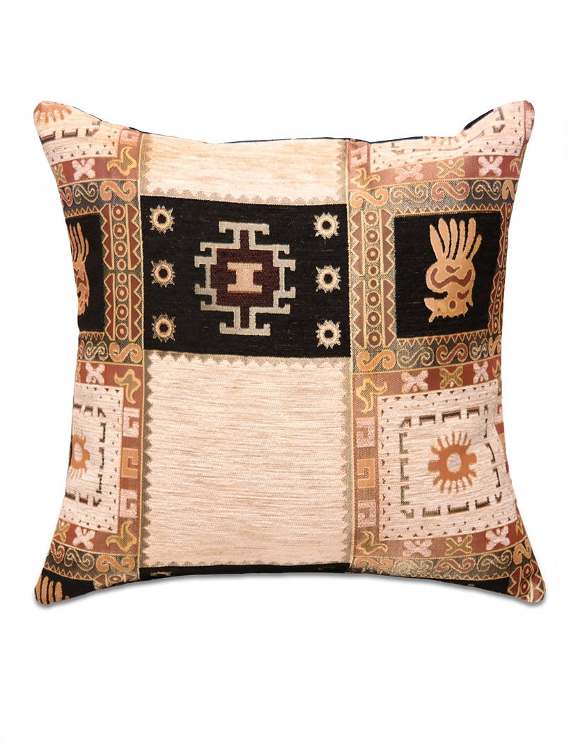 Fekete kockás díszpárna - pk-6039-B-ottoman-diszparna-huzat-torokorszagbol-a