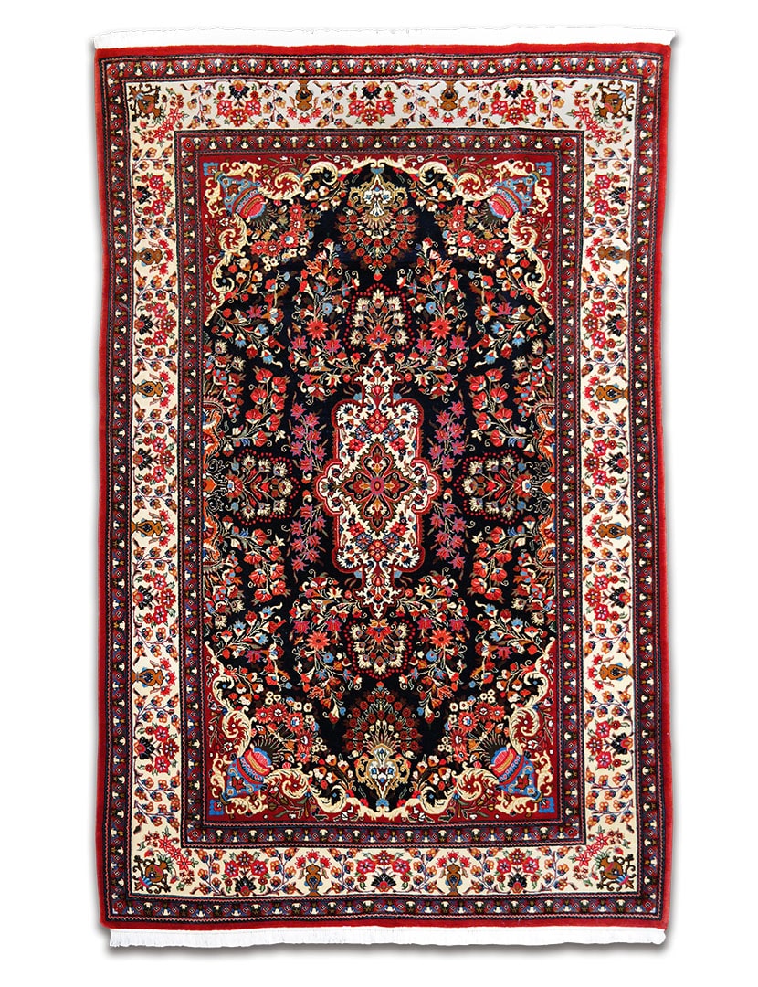 Ghom iráni szőnyeg 217 x 138 cm - KR2123-Ghom-kezi-csomozasu-gyapju-szonyeg-iranbol-a