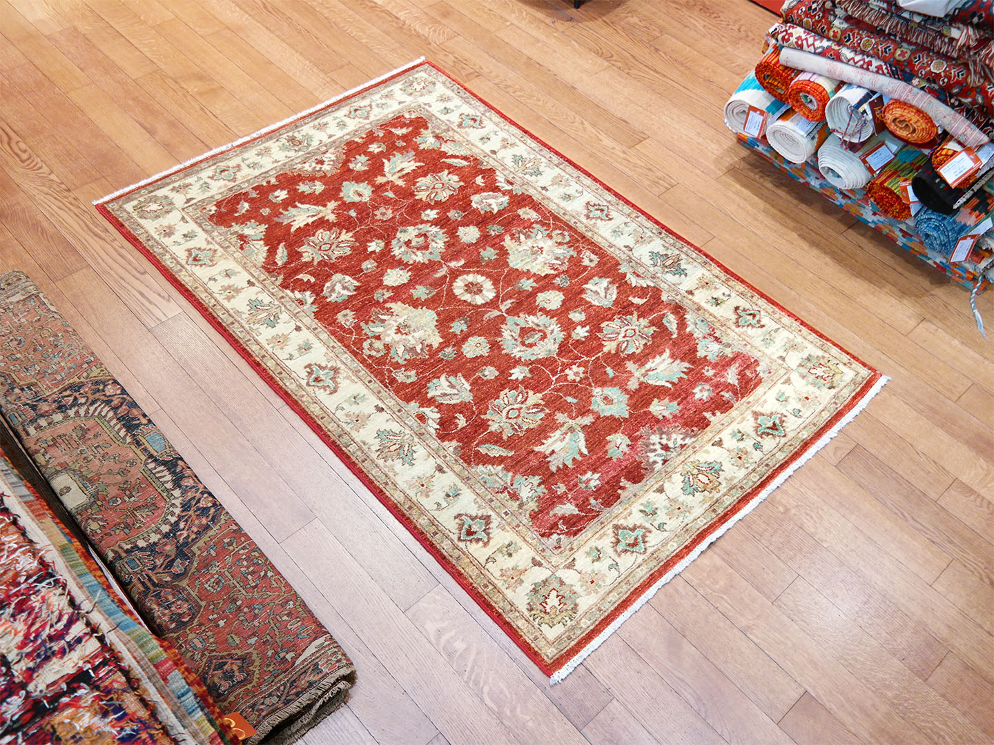 SAMSUNG CSC Ziegler afgán szőnyeg 180 x 118 cm - KR2460-ziegler-kezi-csomozasu-gyapju-szonyeg-afganisztanbol-g