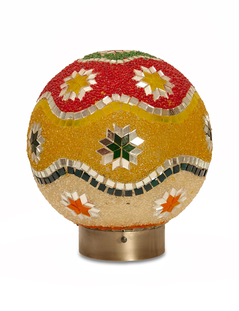 Asztali gömb lámpa - TM025M-002-mozaikuveg-asztali-lampa-torokorszagbol-a