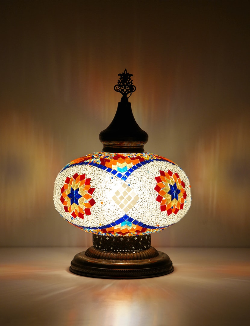 Nagy színes asztali lámpa - TM232K-SZF1-mozaikuveg-lampa-torkorszagbol-b