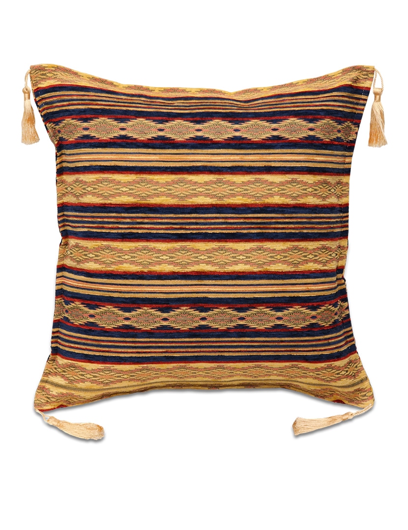 Sötétkék csíkos párnahuzat - pk-1034-ottoman-diszparna-huzat-torokorszagbol-a