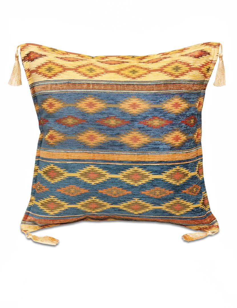 Világoskék csíkos párnahuzat - pk-1038-ottoman-diszparna-huzat-torokorszagbol-a