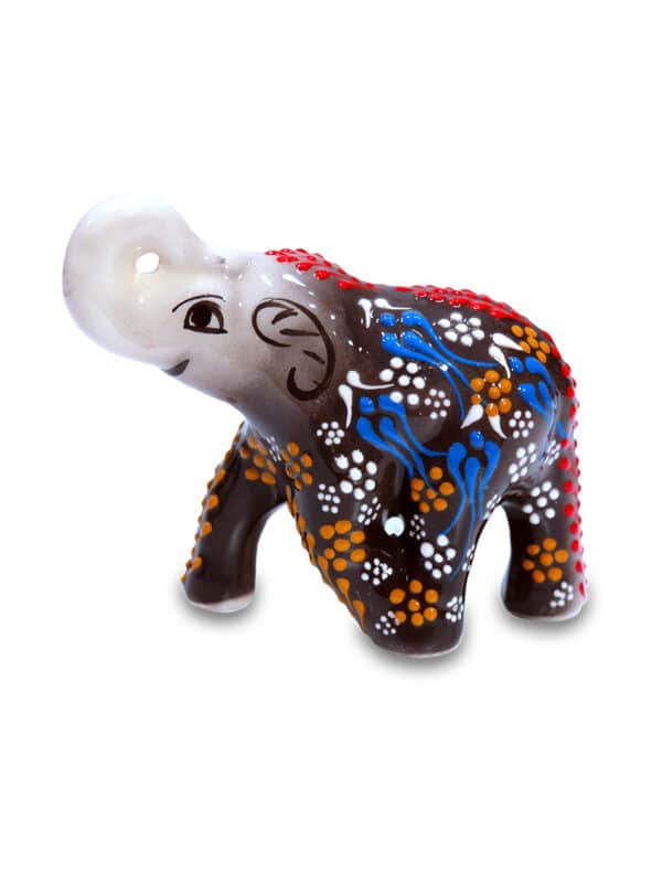 Grafitszürke kerámia elefánt - CE465-FSZ1-keramia-elefant-torokorszagbol-a