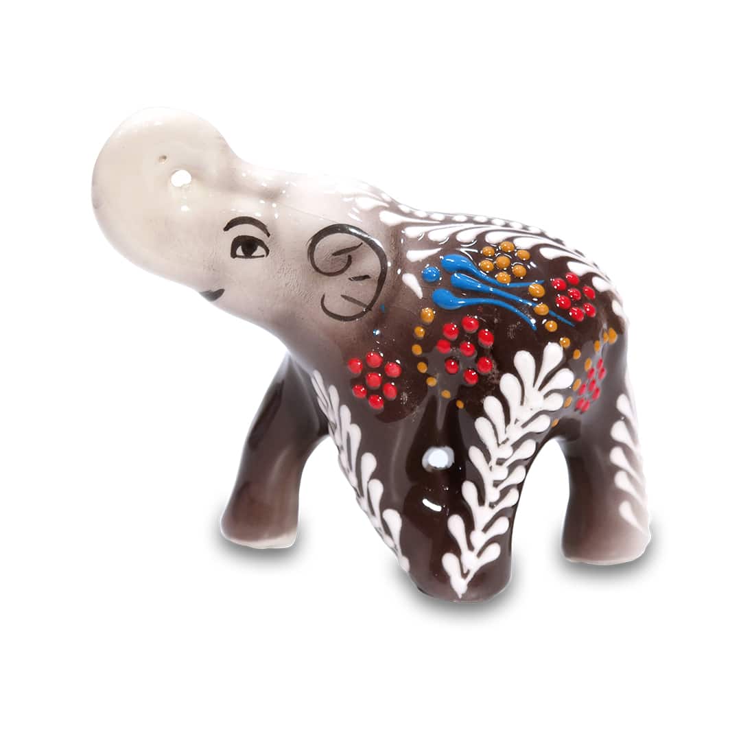 Szürke kerámia elefánt - CE465-FSZ2-keramia-elefant-torokorszagbol-aa