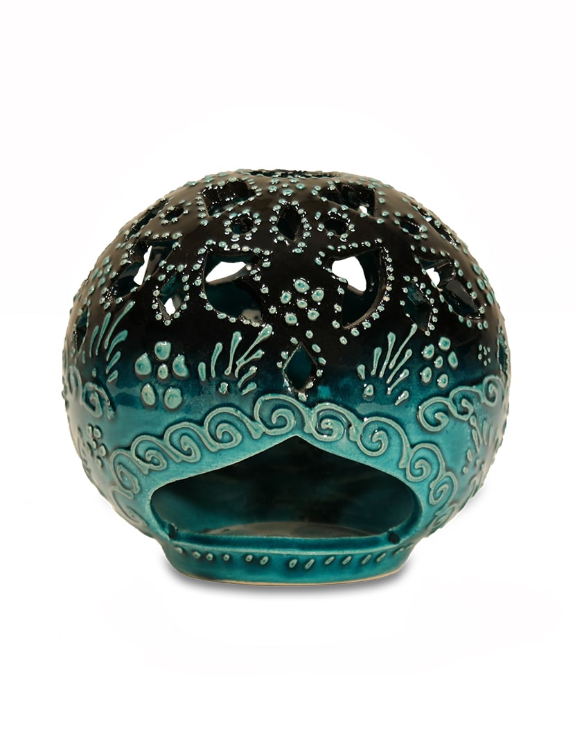 Gömb kerámia lámpa - KGY65-NZ-keramia-mecsestarto-torokorszagbol-a