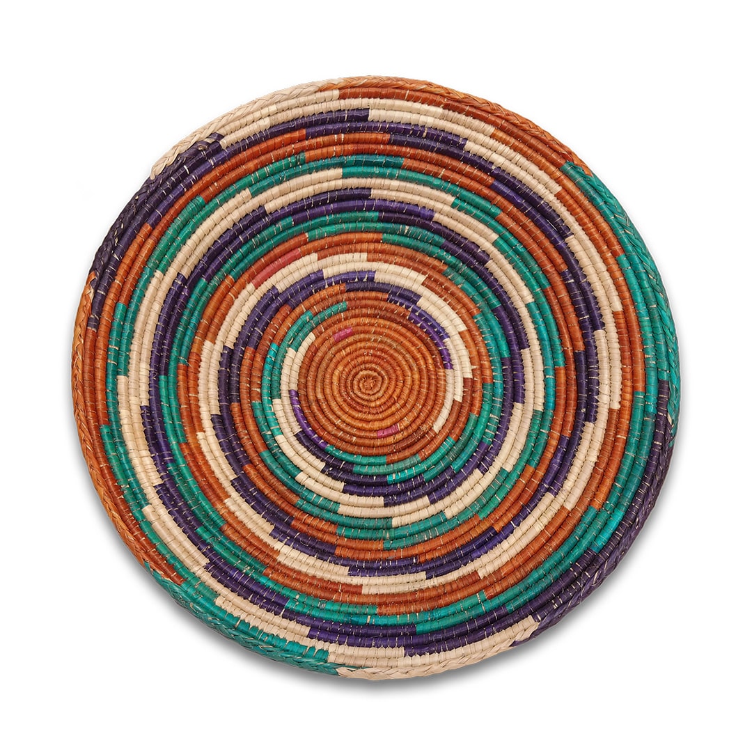 SAMSUNG CSC Háromszínű pálmalevél kosár - SPK85-039-fonott-palmalevel-kosar-pakisztanbol-aa