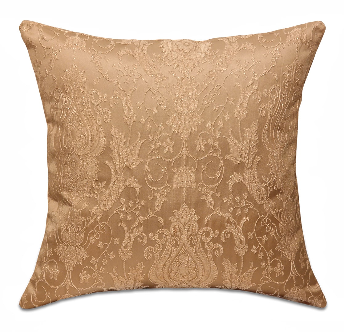 Damaszt mintás barna díszpárna - pk-8003-ottoman-diszparna-huzat-torokorszagbol-aa