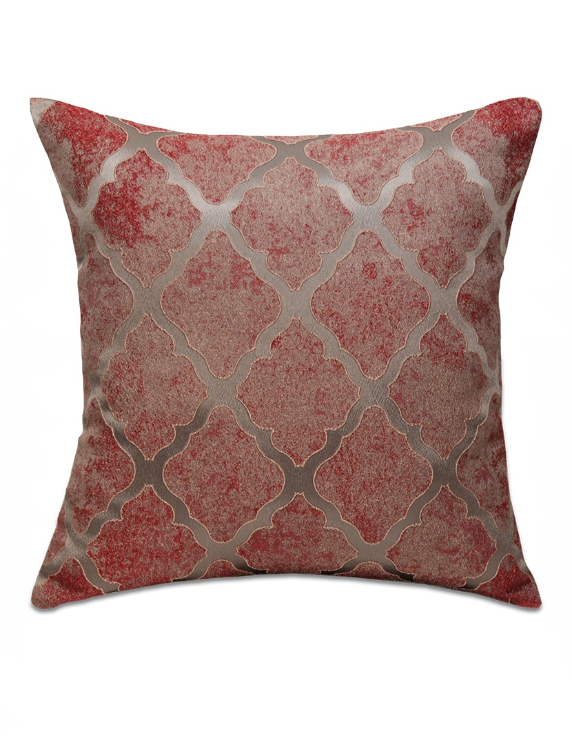 Piros arabeszk díszpárna - pk-8012-ottoman-diszparna-huzat-torokorszagbol-a