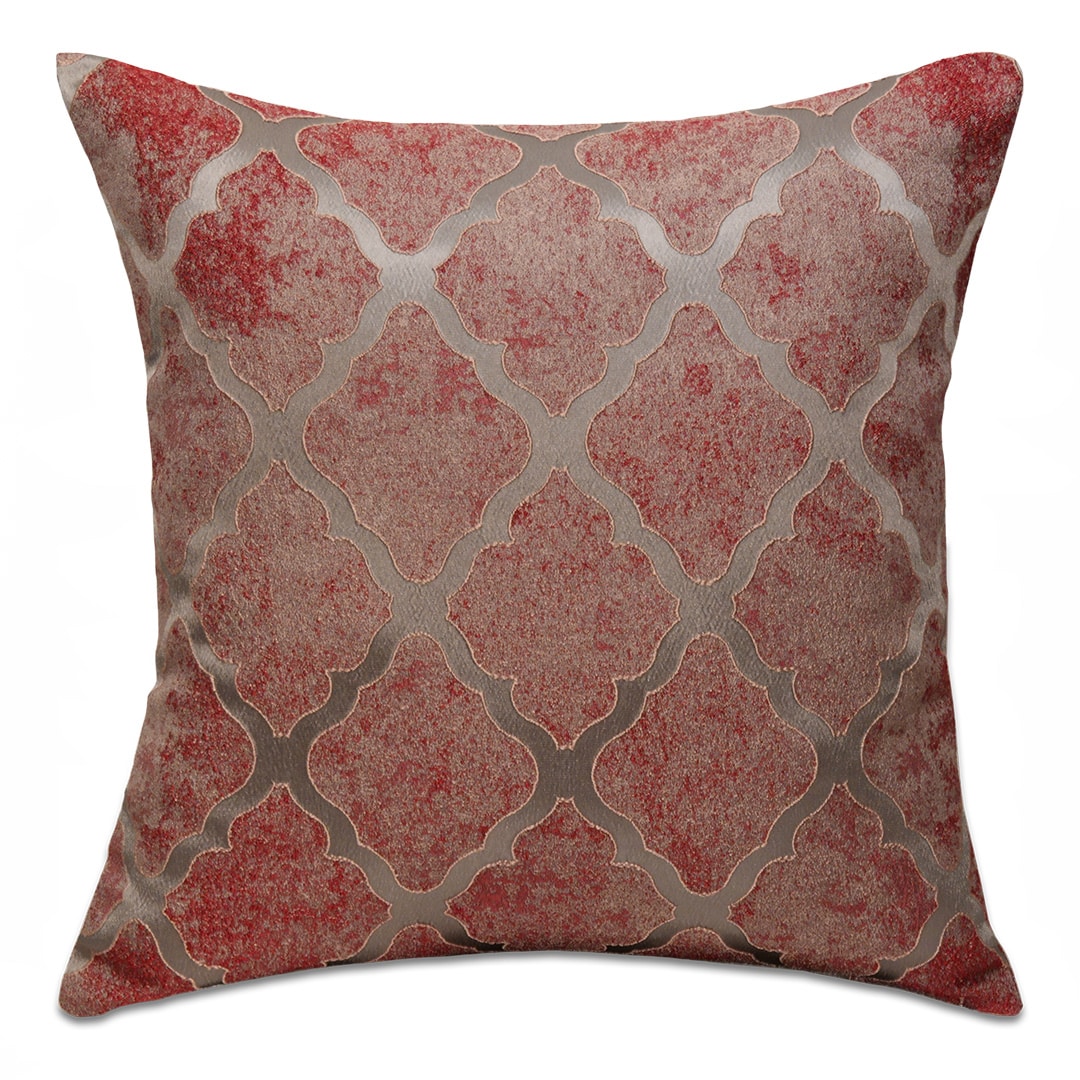 Piros arabeszk díszpárna - pk-8012-ottoman-diszparna-huzat-torokorszagbol-aa