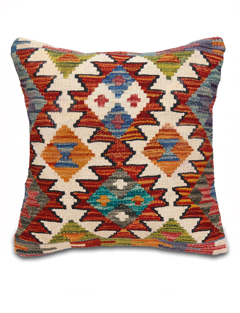 Kelim párnahuzat 45 x 45 cm - SP85-505-gyapju-kelim-parnahuzat-pakisztanbol-a