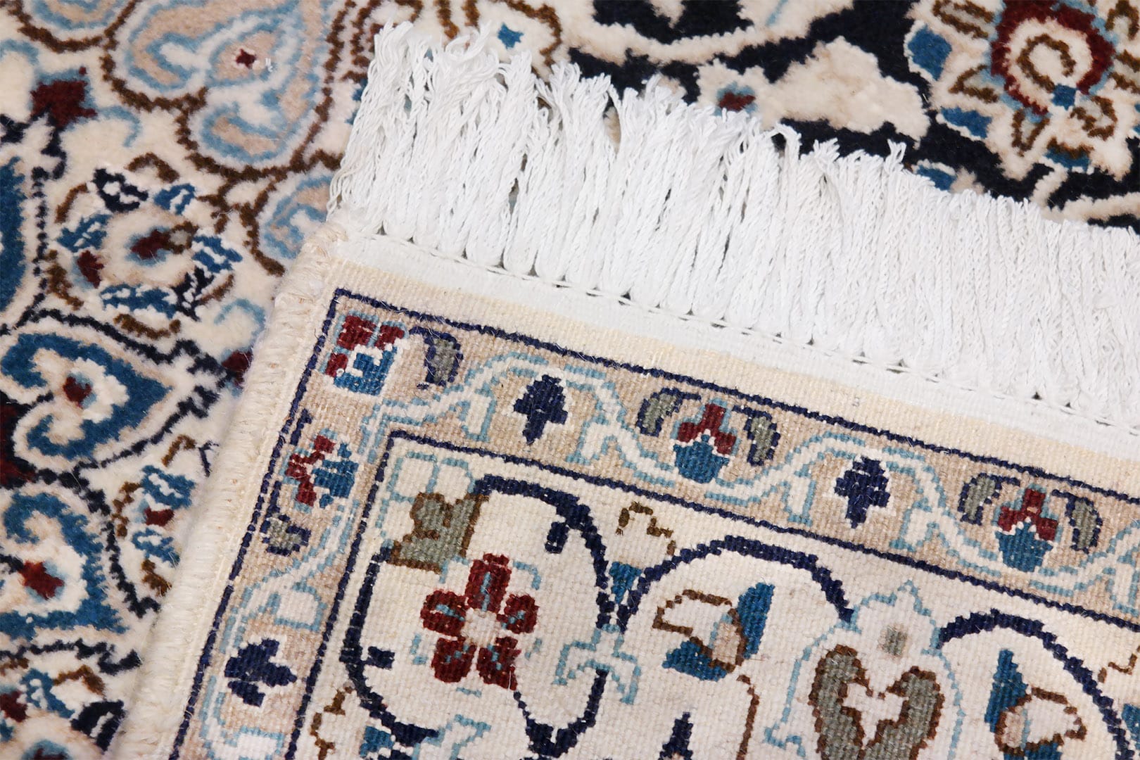 SAMSUNG CSC Nain iráni szőnyeg 198 x 115 cm - KR2771-nain-kezi-csomozasu-gyapju-szonyeg-iranbol-l