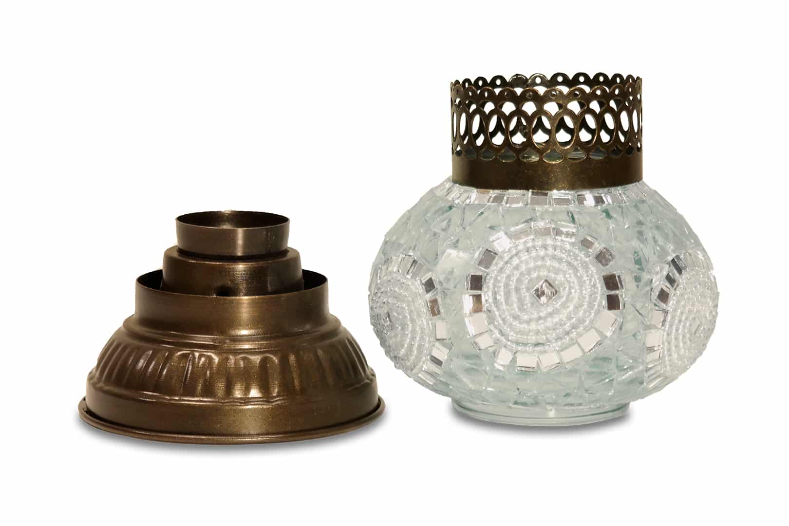 Nagy fehér mécsestartó - TM528B-F1-mozaikuveg-mecsestarto-torokorszagbol-bb