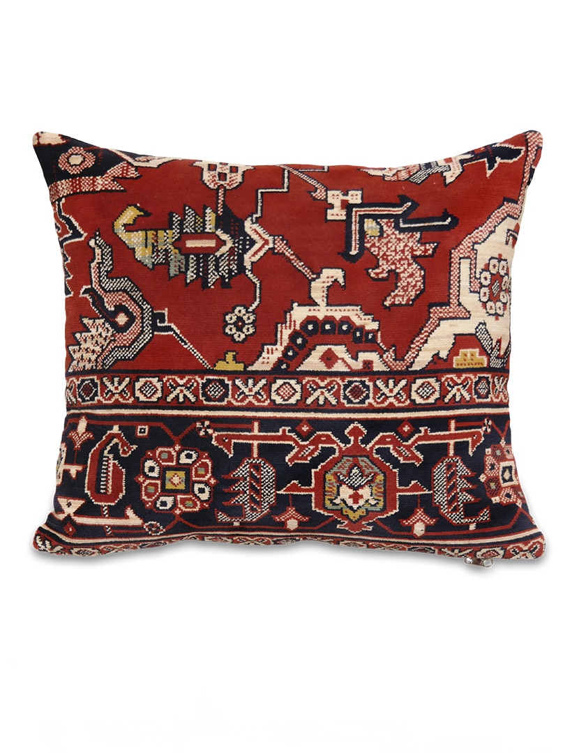 Mokett párnahuzat 42 x 37 cm - KP-1053-mokett-diszparna-huzat-a