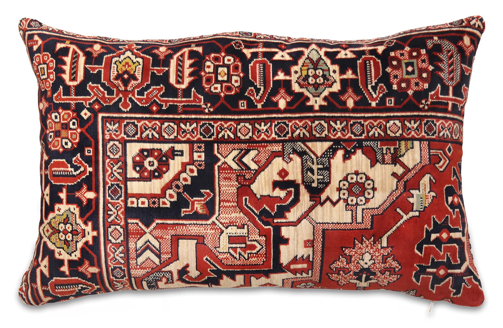 Mokett díszpárna huzat 68 x 43 cm - KP1044-mokett-parnahuzat-aa