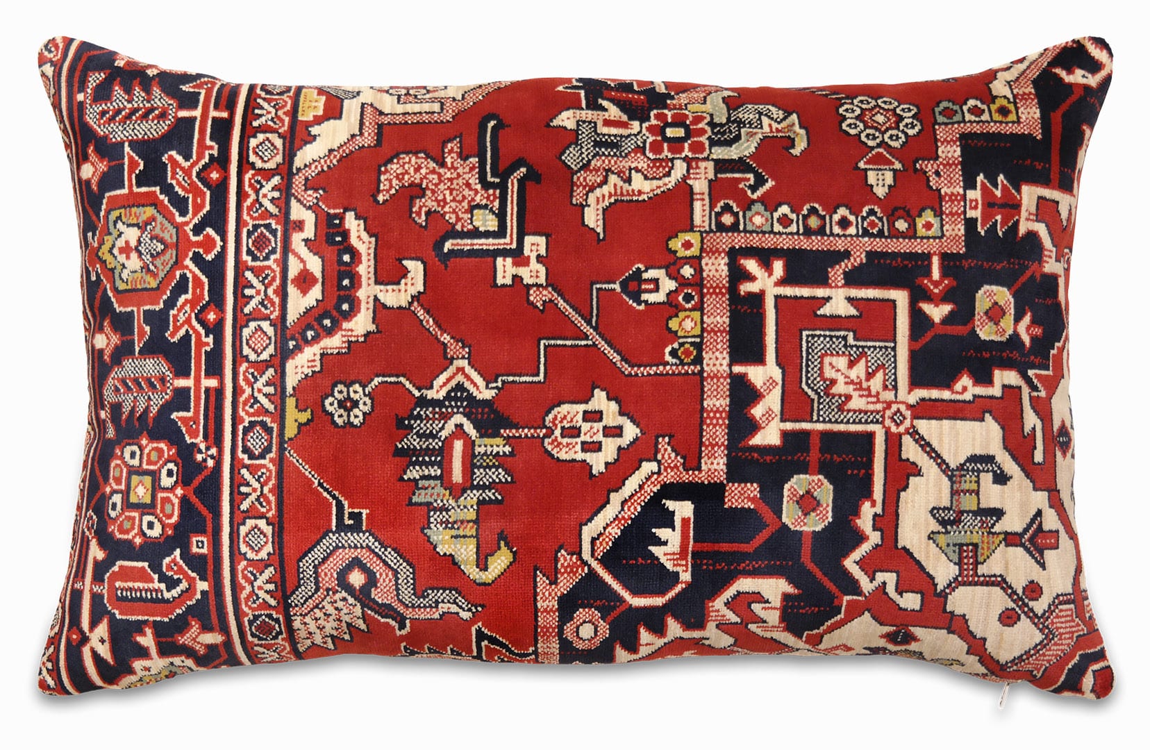 Mokett díszpárna huzat 68 x 42 cm - KP1046-mokett-parnahuzat-aa