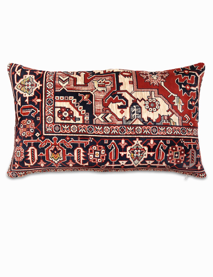 Mokett díszpárna huzat 68 x 41 cm - KP1048-mokett-parnahuzat-a