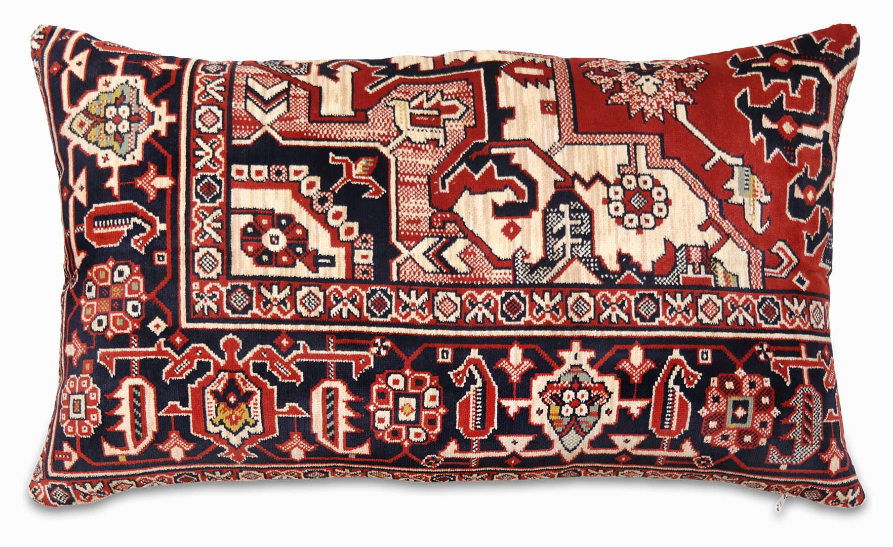 Mokett díszpárna huzat 68 x 41 cm - KP1048-mokett-parnahuzat-aa