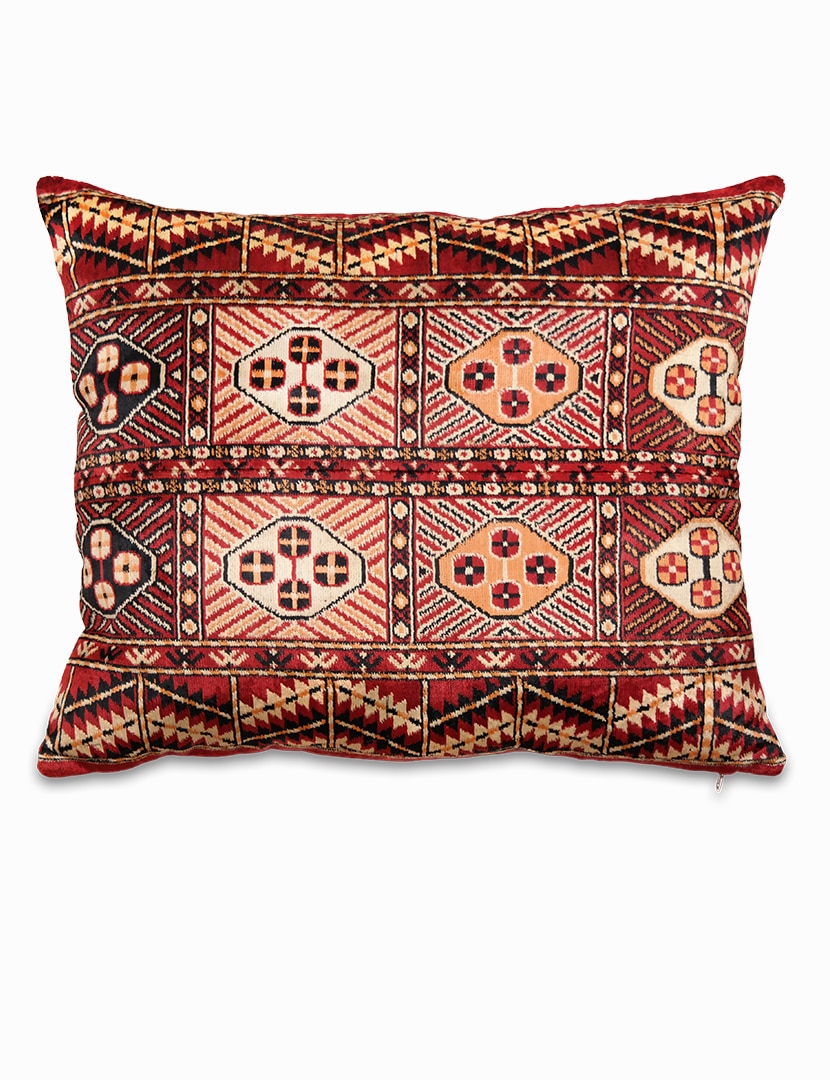 Mokett díszpárna 61 x 52 cm - KP1096-mokett-parnahuzat-a